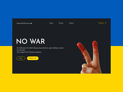 #StandWithUkraine branding design donate landing news nowar peace putin russia standwithukraine staysafe ui ui design ukraine war zelensky