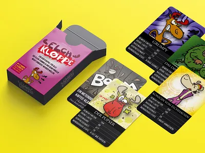 Card Game Illustration branding cards character game graphic design illustration logo packaging design print