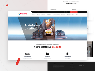 Lubricant Website design illustration typography ui ux