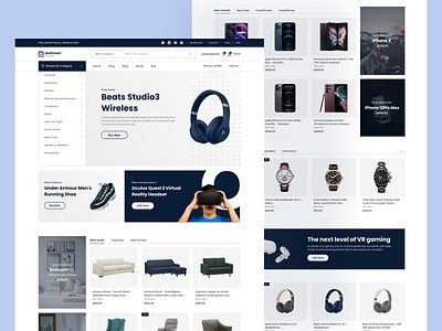 Multimart a online ecommerce marketplace branding design ecommerce ecommerce website ecommerce website design graphic design landingpage multimart onlite store store ui ux website woocomerce