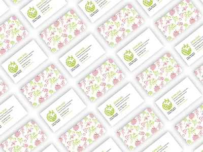 Refuge Food Forest | Business Card brand design brand identity branding design graphic design illustration typography