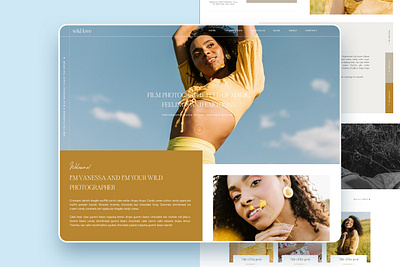 Showit Website Template - Wild Love design photograpy portfolio showit ui website website design website template