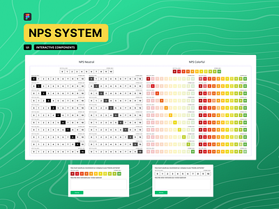 Free NPS UI System - Figma android app design figma free ki minimal nps ui