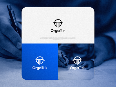OrgaTek Logo design graphic design illustration magazine