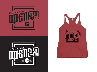 CFF Open 22 appareldesign crossfit crossfitopen fargo tshirtdesign