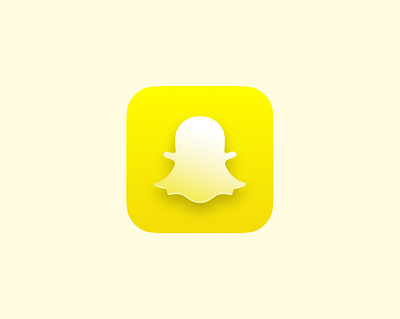 Snapchat app icon - Daily UI 005 app app icon apple big sur concept daily ui design figma snapchat ui ui design