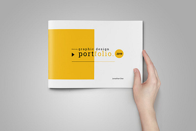 Graphic Design Portfolio Template branding brochure clean design graphic graphic design graphic design portfolio indesign letter minimal minimalist popular portfolio portfolio template print print design printing simple template ui