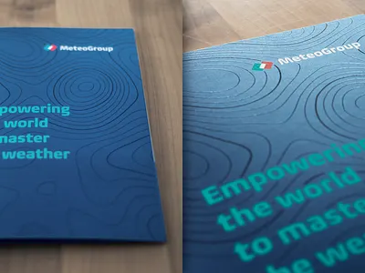 Corporate folder for marketing material branding graphic design print print design