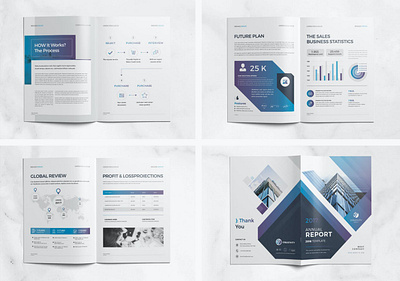 Annual Report Template a4 abstract annual annual report annual report template booklet brand brand identity branding business company corporate cover identity layout marketing profile report report template template