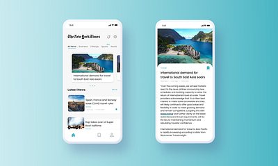 News App UI app appdesign dailyui design figma figmadesign homepage homescreen interactiondesign newsapp prototype redesign ui uidesign userexperience userinterface ux uxdesign webdesign wireframe