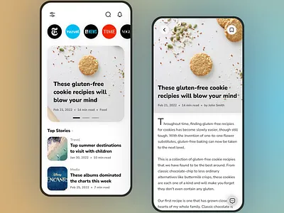 News Redesign Concept app concept design news news app newsdesign redesign ui uidesign uiux ux