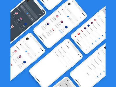 Currency Rates App app currency design finance ios mobile ui ux
