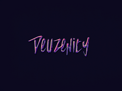 Deuzenity branding graphic design logo texture typography