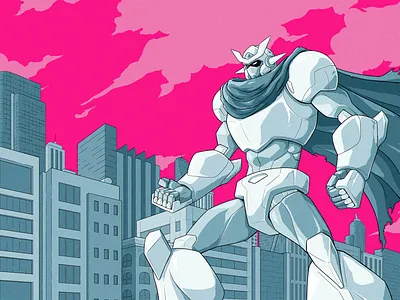 Lost mecha OVA 1991 90s anime art direction character design design illustration mecha panama robot