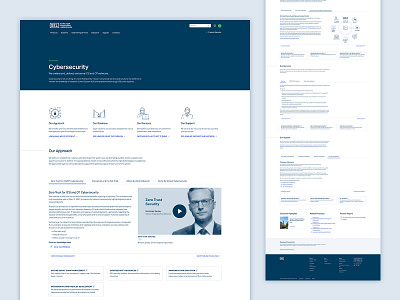 Cybersecurity Solutions b2b clean cybersecurity design system illustration in house minimal pictogram ui ux web design web site