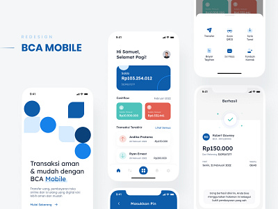 Redesign BCA Mobile bca bca mobile ios mobile redesign ui ui design uiux