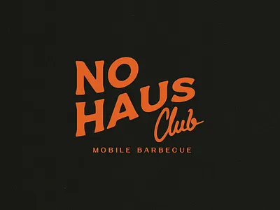 NO HAUSE branding design graphic design logo typography vector