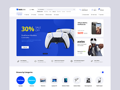 Teckzone - Electronic & Technology Marketplace dokan ecommerce electronic envato marketplace multivendor shop technology template themeforest themes wcfm wcvendor woocommerce wordpress