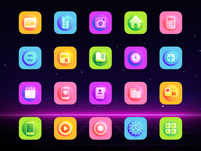 Icons app branding design icon logo typography ui ux