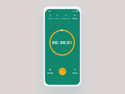 Countdown timer alarm alarm clock clock timer countdown timer dailyui design dribbble inspiration timer ui design