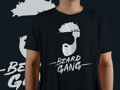 t shirt design for BEARD GANG app branding design icon illustration logo typography ui ux vector
