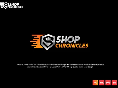 SHOP CHRONICLES logo app branding design icon illustration logo typography ui ux vector