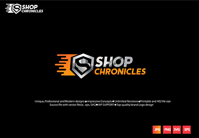 SHOP CHRONICLES logo app branding design icon illustration logo typography ui ux vector