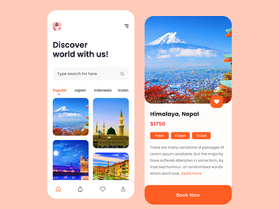 Travel app concept android app design app design app ui design app ui ux design ios app mobile app design mobile app ui ux design tour app travel app travel app design travel app ui design ui design uiux design ux design