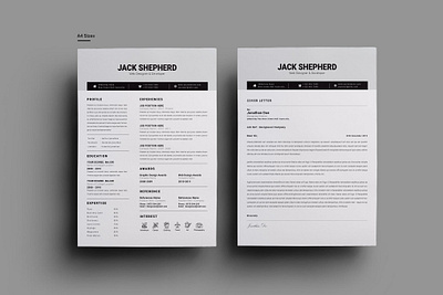 Resume clean cover letter curriculum vitae cv design cv template doc document graphic design illustration job job cv letterhead minimal clean minimal resume portfolio professional cv resume resume design resume template work