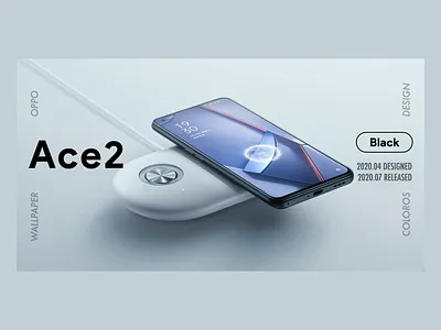 OPPO Wallpaper | Ace2 graphic design illustrator oppo ui wallpaper