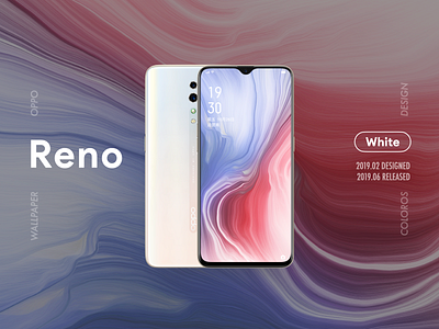 OPPO Wallpaper | Reno graphic design illustrator oppo ui wallpaper