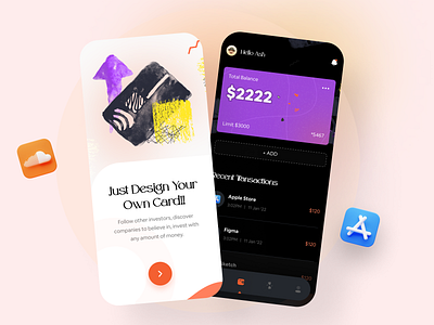 Digital Bank App app app design application bank app banking app digital banking fintech fintech app fintech mobile interface mobile mobile app design mobile banking mobile design typography ui ui design ux ux design wallet app
