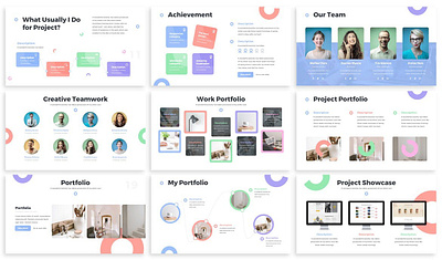 Personal - Portfolio Keynote Template branding clean compare design designposter google google slides gradient graphic design illustration keynote keynote template pitch deck portfolio portfolio keynote startup ui ux vector web design