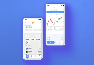 Crypto Exhange Mobile app app app design branding crypto crypto app design design figma mobile ui uiux ux web web design xd