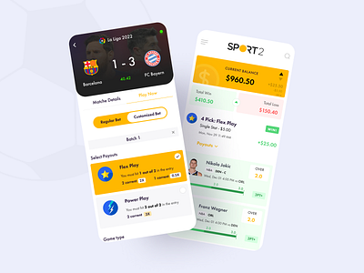 Betting App Concept app ui app ux bet betting betting app casino fifa football gambling game live sports money prediction ridoy rock risk score soccer sports sports app yrbantech