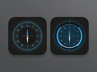 Compass App Logo app branding design icon logo typography ui ux