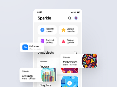 Sparkle app design branding case study design edtech illustration logo mobiledesign smartwatch ui uidesign ux uxdesign