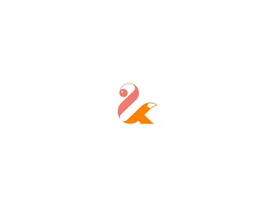 Fox & Flamingo design graphic design logo wine