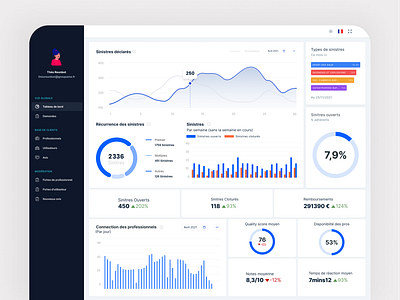 Dataviz Dashboard. dataviz ui web webdesign