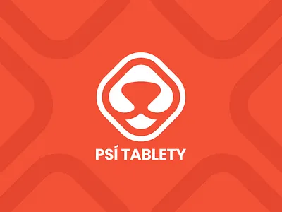 Psí tablety animal brand dog dogpill health illustration logo minimalism pill