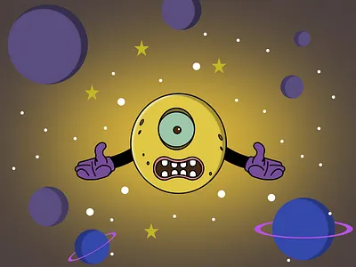 King of the galaxy 👑🌌🤴 design graphic design illustration vector