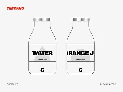 The Gang: Brand Materials bottle branding food gang identity logo logotype materials menu pasta poster restaurant