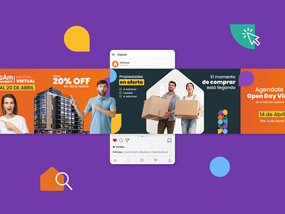 InfoCasas - Carousel Post real estate