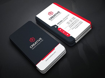 Business Card Design for Creative Studio" branding graphic design logo