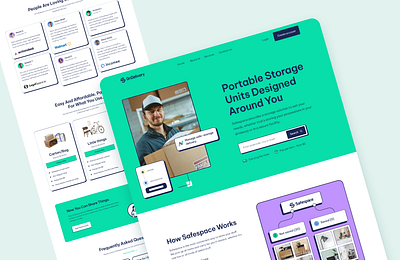 Logistics Shipment Website Landing-Page UI Design brand brand identity delivery delivery service logistics logistics company logistics website shipment shipping web design