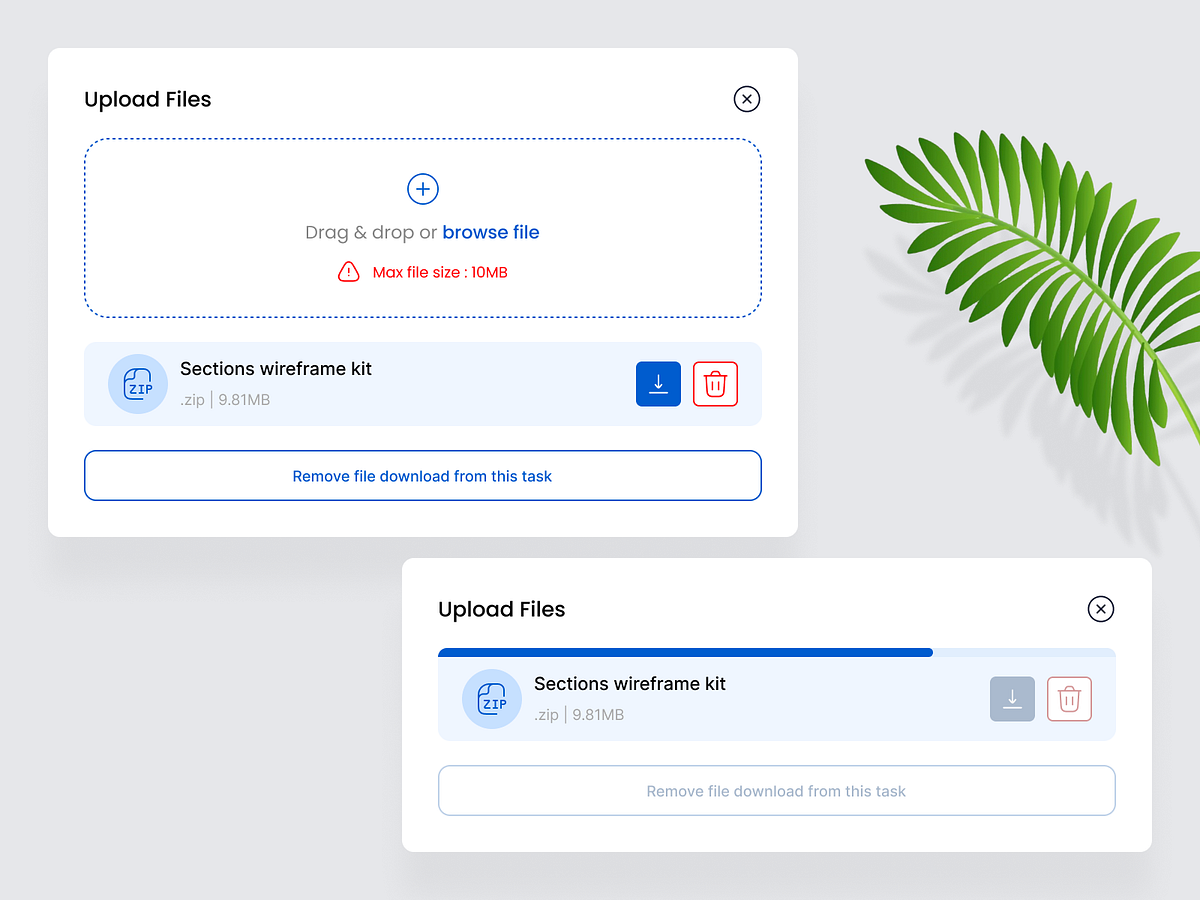 Drag & Drop File Upload Component by Dinidu Kasun on Dribbble