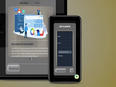 Responsive modal design #2 consulting design sketch ui web web design