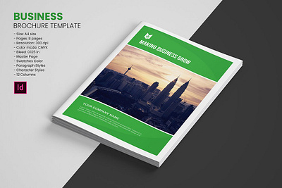 Business Brochure Template brochures business business bifold business brochure business plan clean company company brochure corporate corporate brochure creative finance indesign template minimal modern multipurpose professional profile project proposal