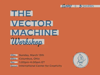 Vector Machine Workshop handlettering handtype hashtaglettering lettering process vector vectormachine workshop