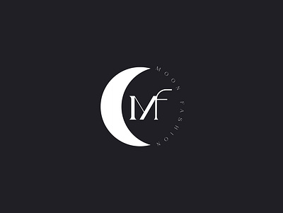 Moon Fashion - Logo Design badge logo boutique logo brand identity branding branding design clothing brand clothing store fashion brand feminine flat logo design logo minimal logo minimalistic logo design modern logo monogram logo moon logo